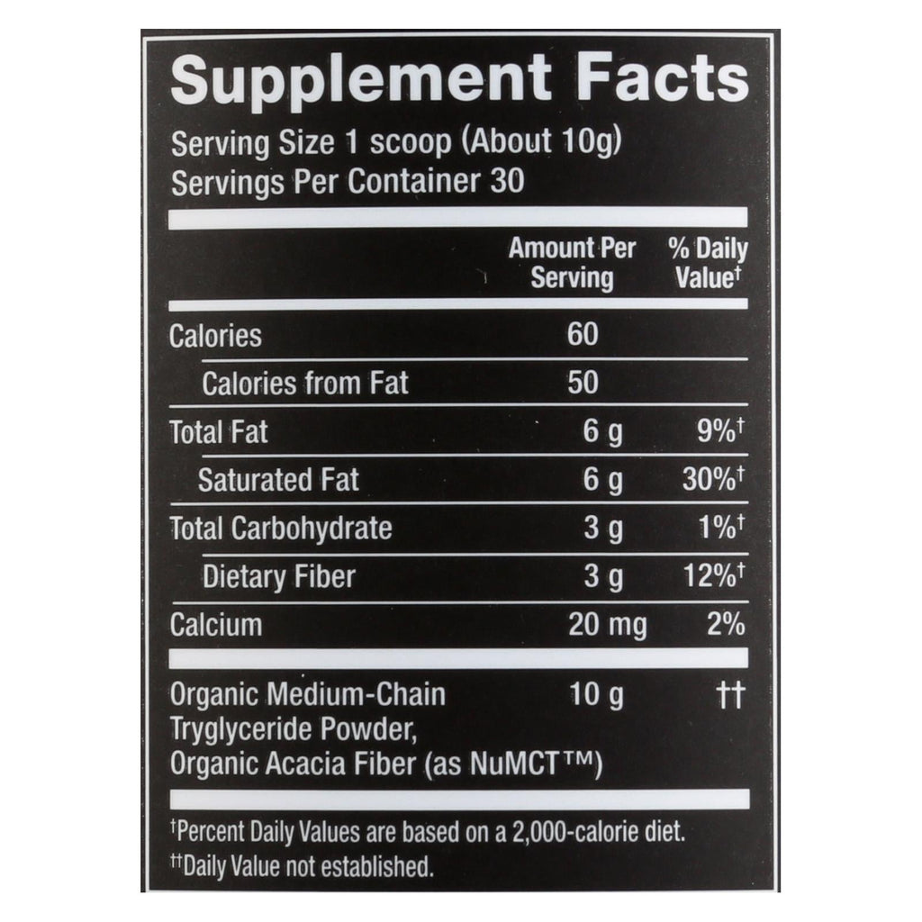 Nutiva MCT Powder  - 10.6 Oz