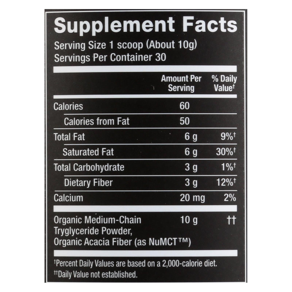 Nutiva MCT Powder  - 10.6 Oz
