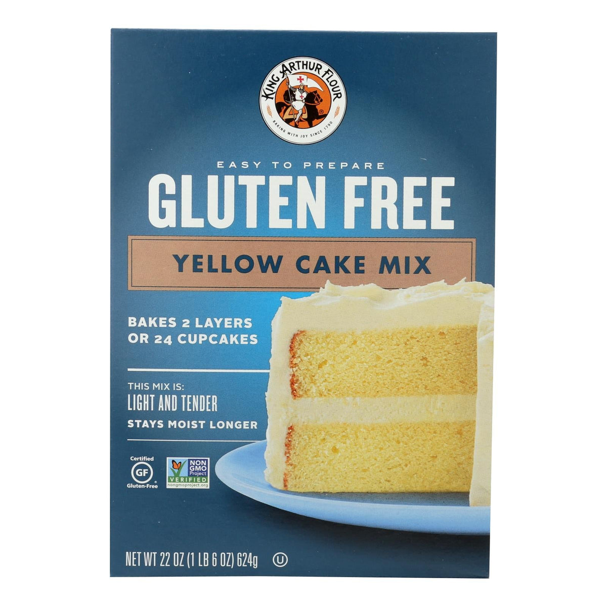 King Arthur Yellow Cake Mix, 22 oz (Case of 6)