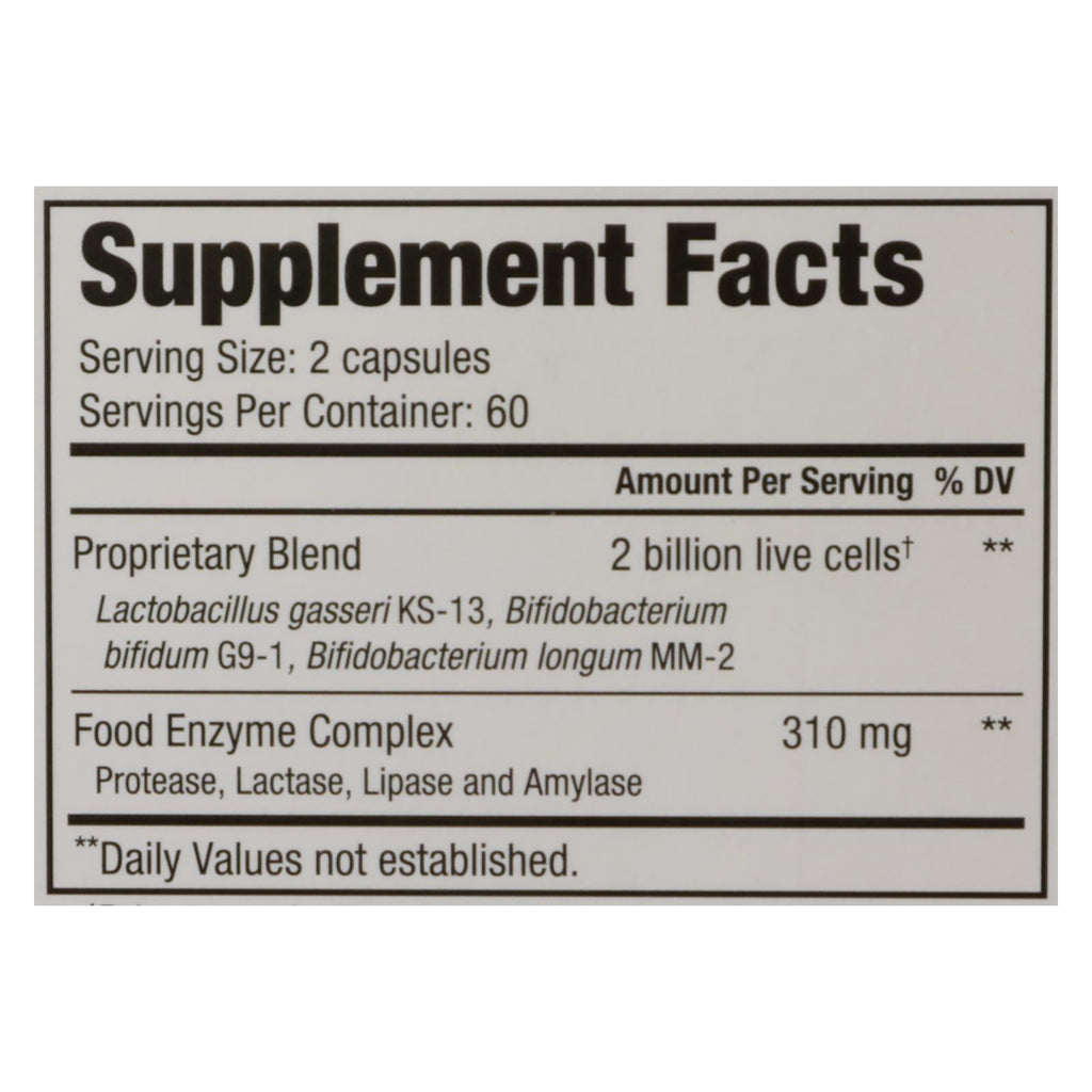 Kyolic Kyo-dophilus Probiotics Plus Enzymes (Pack of 120 Capsules)