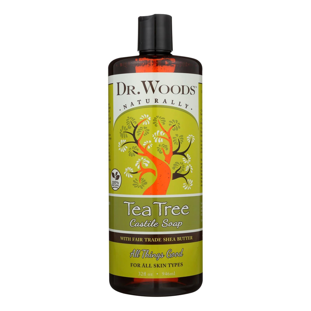 Dr. Woods Shea Vision Pure Castile Soap Tea Tree (32 Fl Oz)