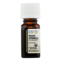 Organic Citronella Essential Oil (Pack of .25 Oz. by Aura Cacia)