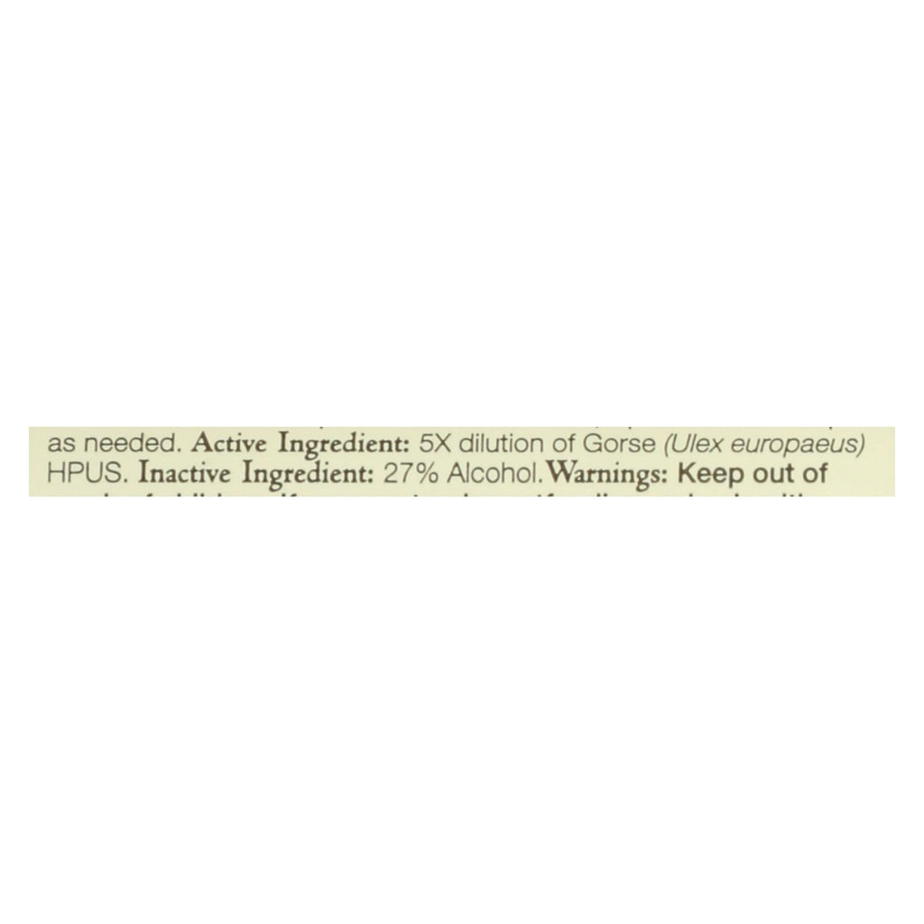 Bach Flower Remedies Gorse Essence, 0.7 fl oz