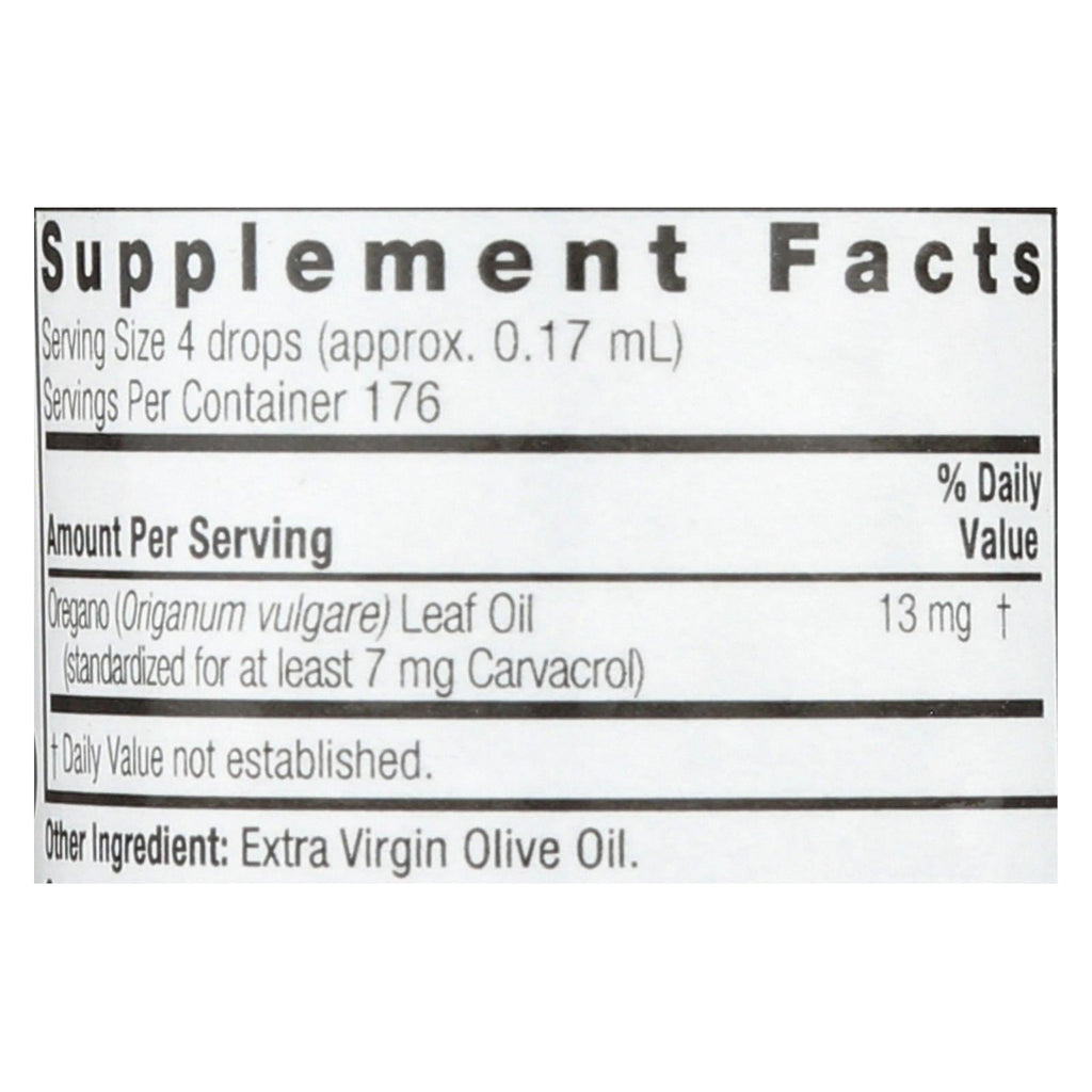 Nature's Answer Oil of Oregano Leaf, 1 fl oz