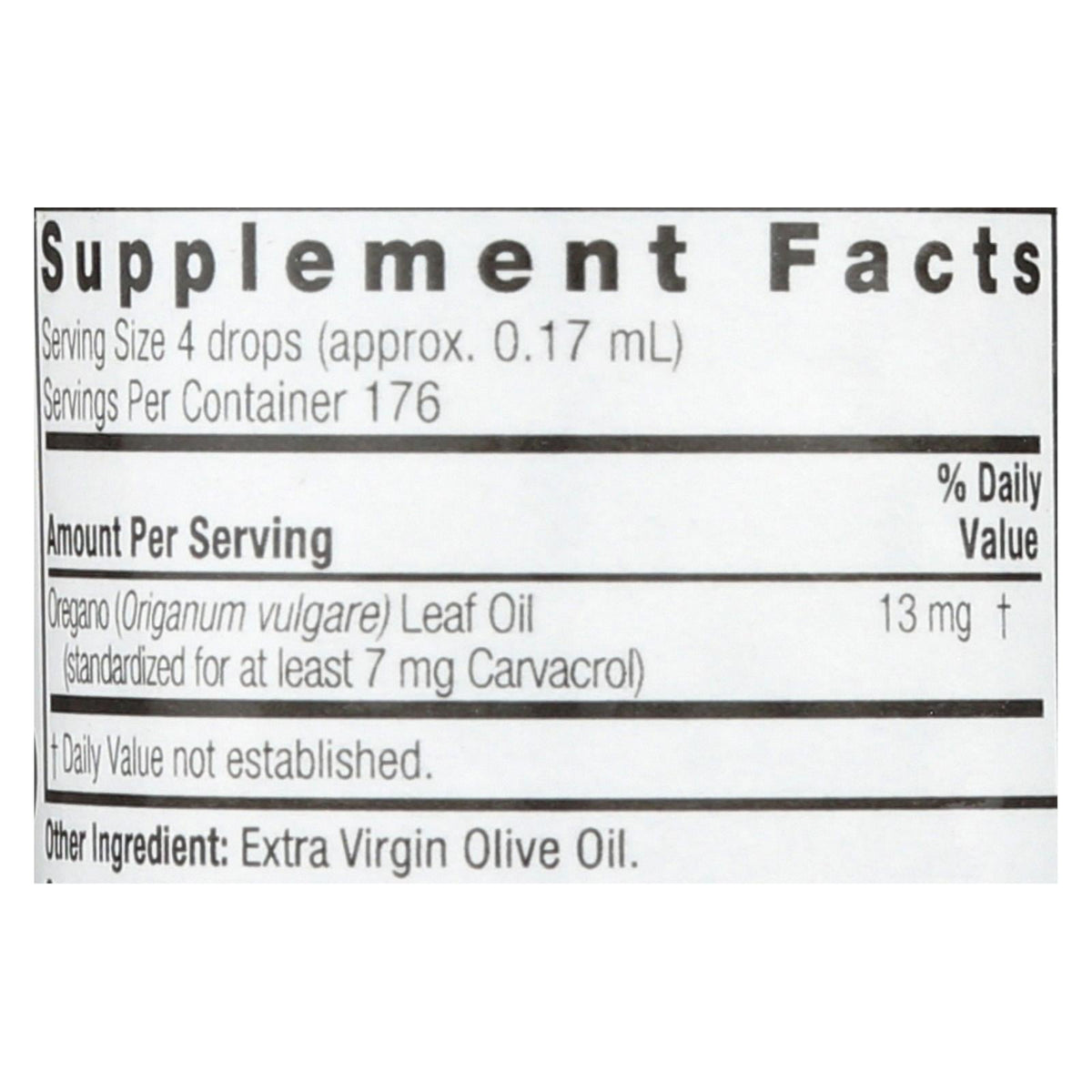 Nature's Answer Oil of Oregano Leaf, 1 fl oz