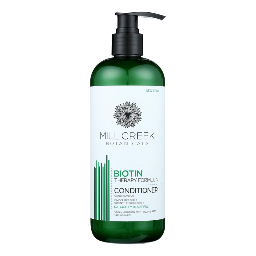 Mill Creek Botanicals Biotin Therapy Formula Conditioner, 14 fl oz