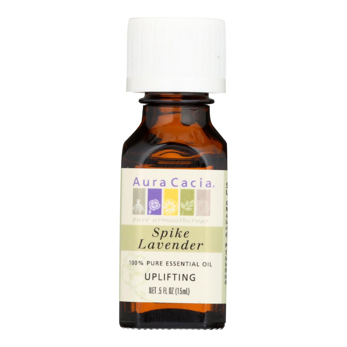 Aura Cacia Pure Essential Oil Spike Lavender (Pack of 0.5 Fl Oz)