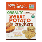 R.W. Garcia Sweet Potato Crackers, 5.5 oz (Case of 6)