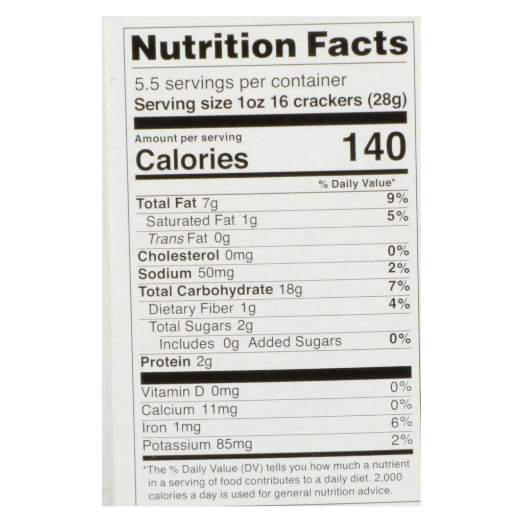 R.W. Garcia Sweet Potato Crackers, 5.5 oz (Case of 6)