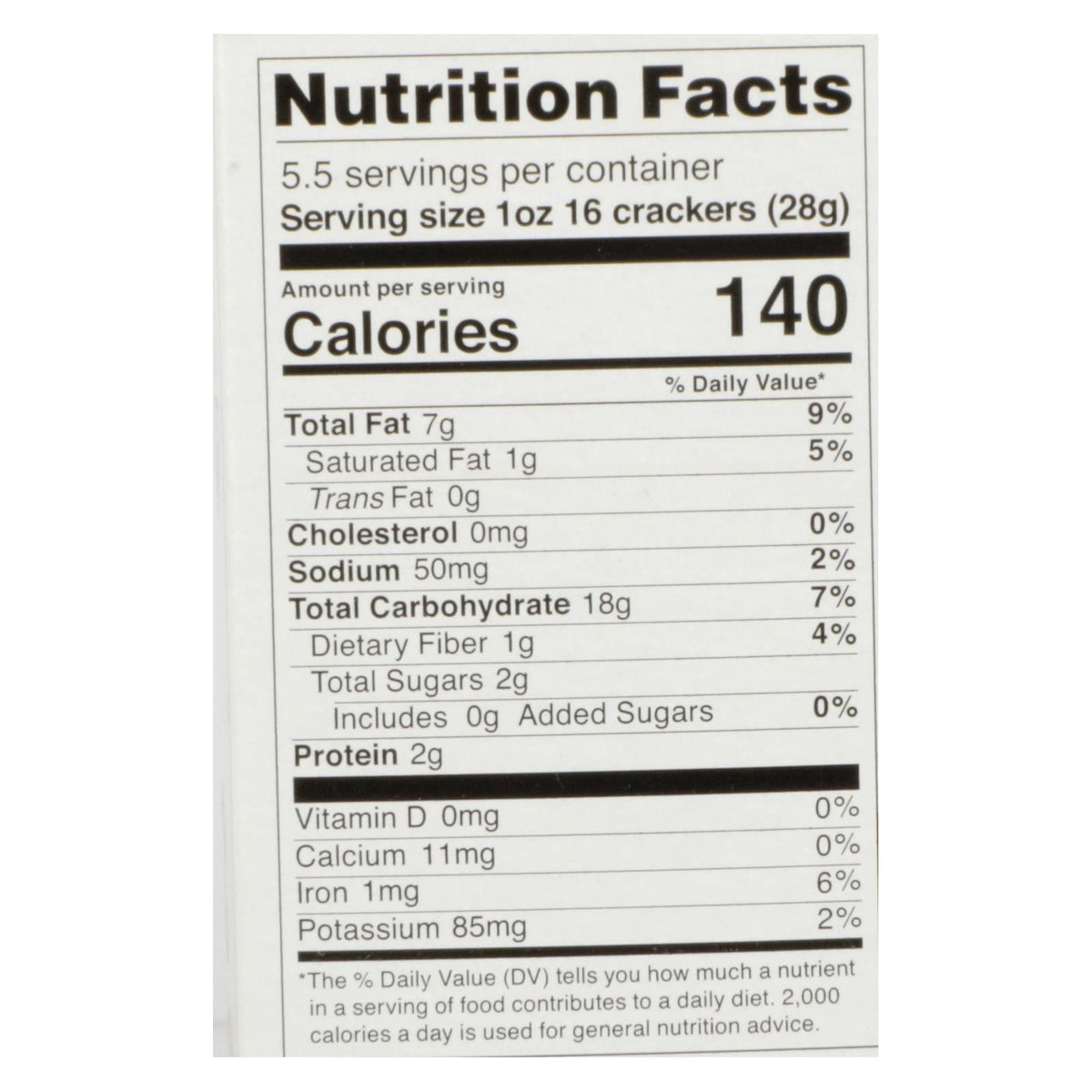 R.W. Garcia Sweet Potato Crackers, 5.5 oz (Case of 6)