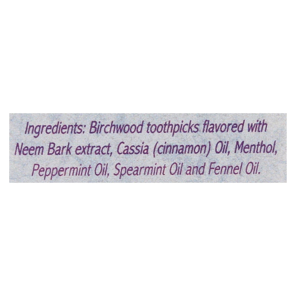Auromere Ayurvedic Neem Picks (Pack of 12 - 100 Toothpicks Each)