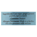 Ginger People Chewy Ginger Candy (Pack of 12) - Peanut - 3 Oz.