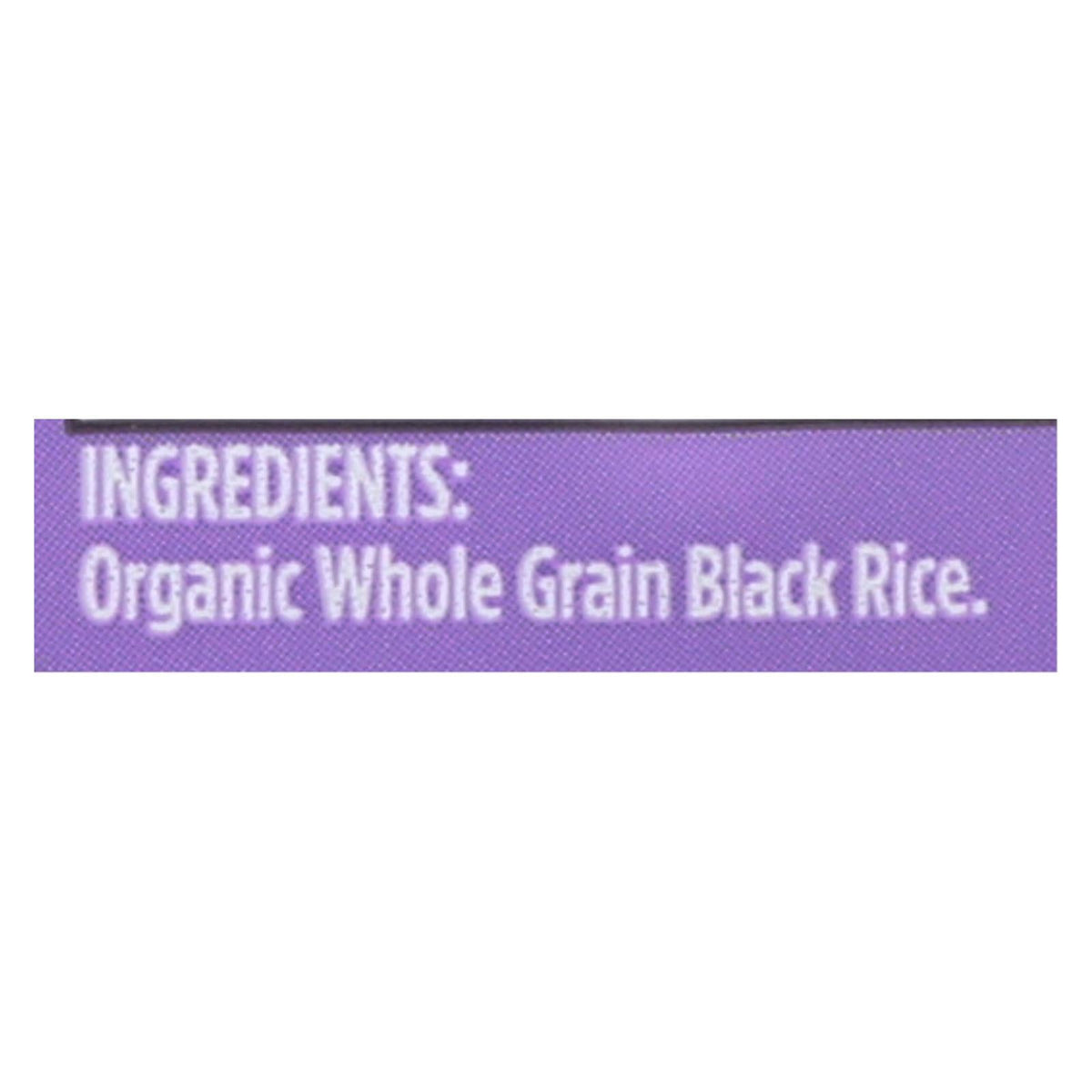 Lundberg Family Farms Organic Black Pearl Rice, 1 lb (Case of 6)