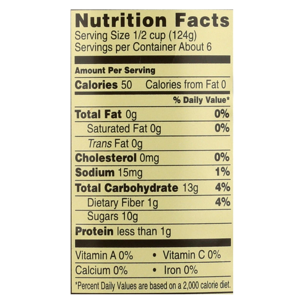 Omena Organics Organic Unsweetened Apple Sauce, 23 oz (Case of 12)