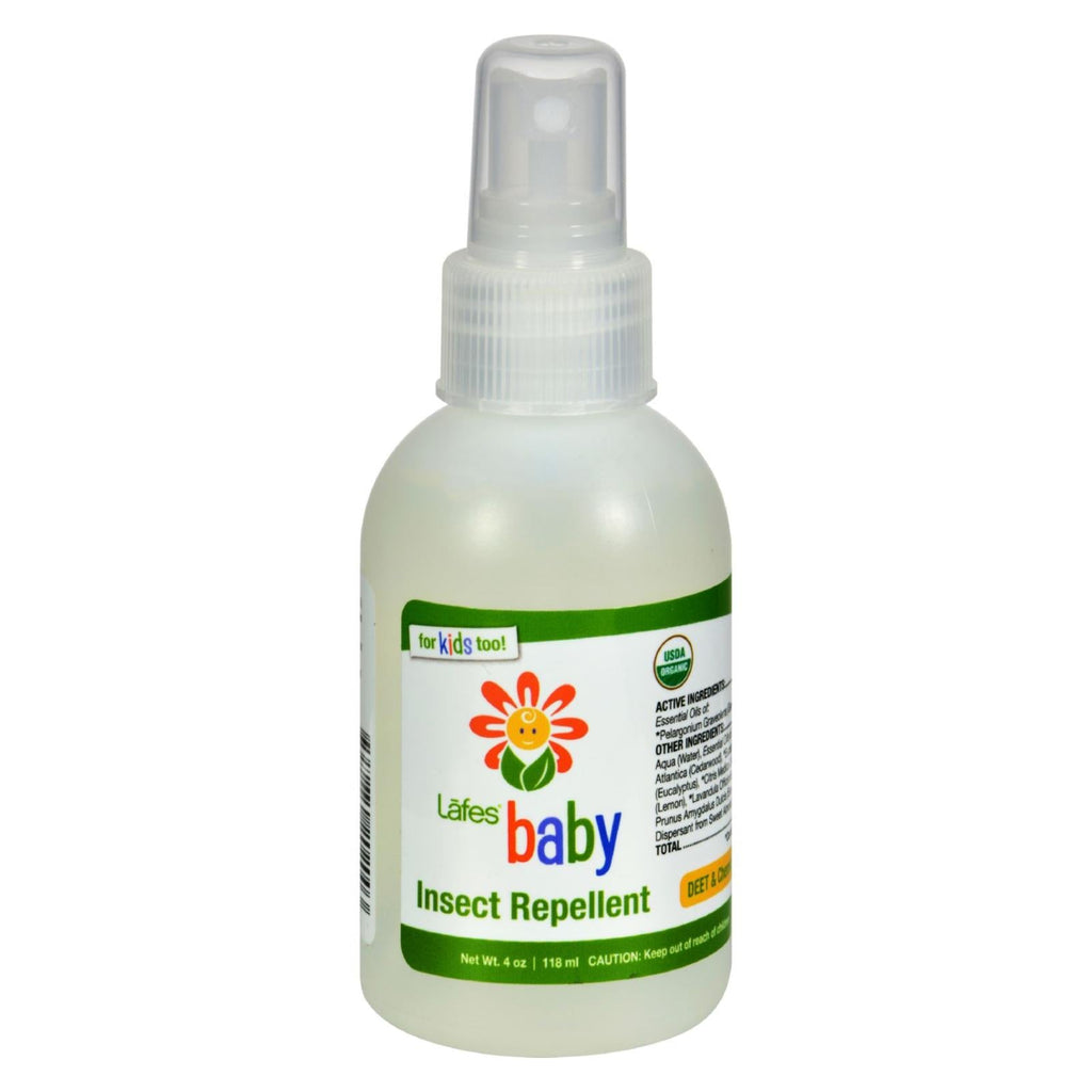 Lafe's Natural and Organic Baby Insect Repellent (4 Fl Oz)