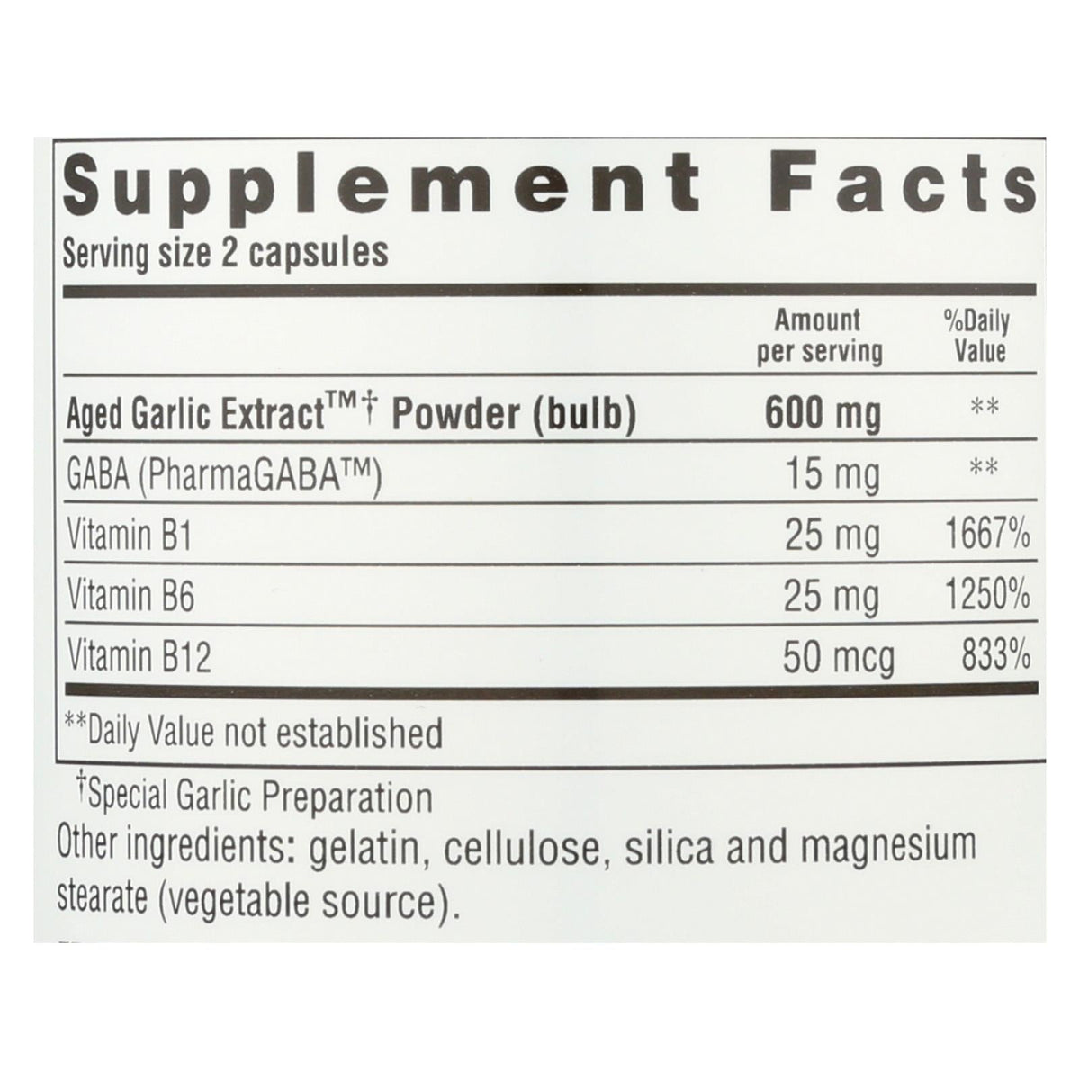 Kyolic Aged Garlic Extract Formula 101, 200 Capsules
