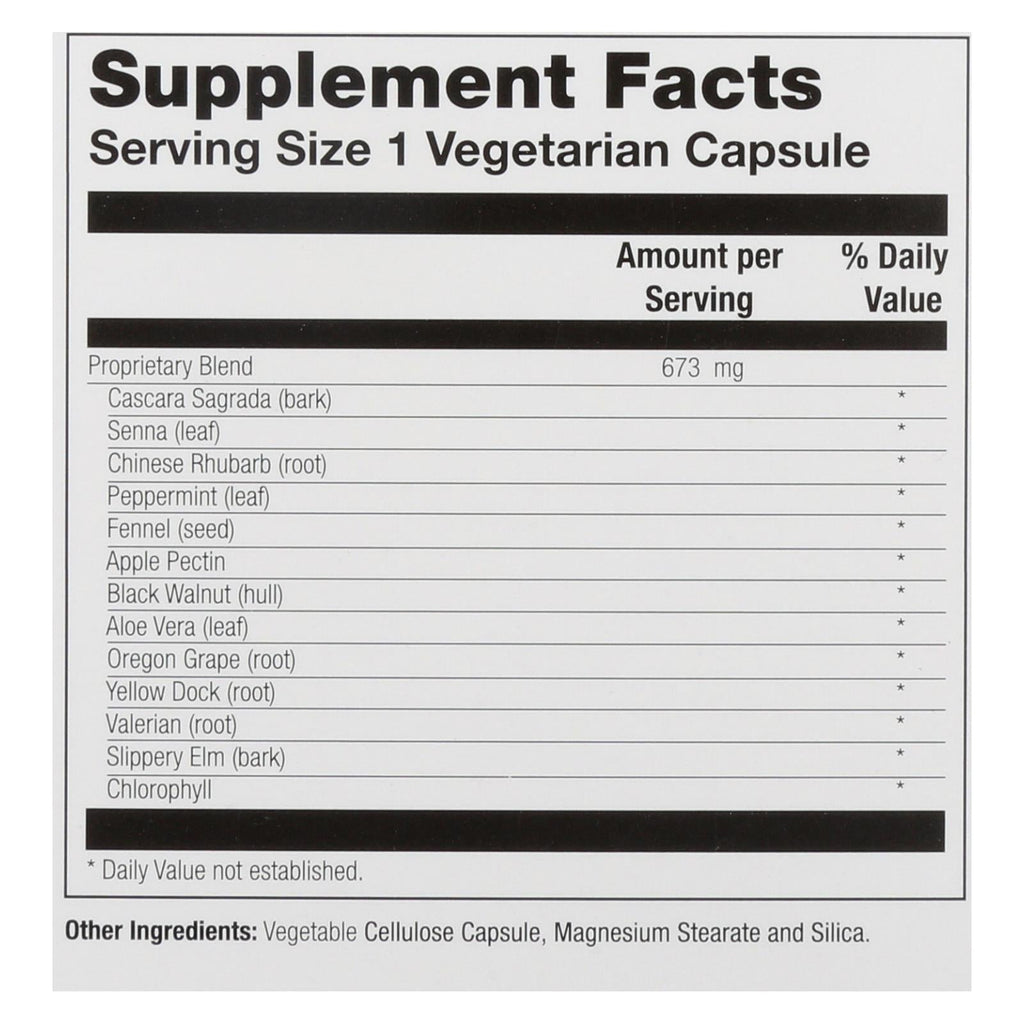 Natural Balance Ultra Colon Clenz, 60 Vegetarian Capsules