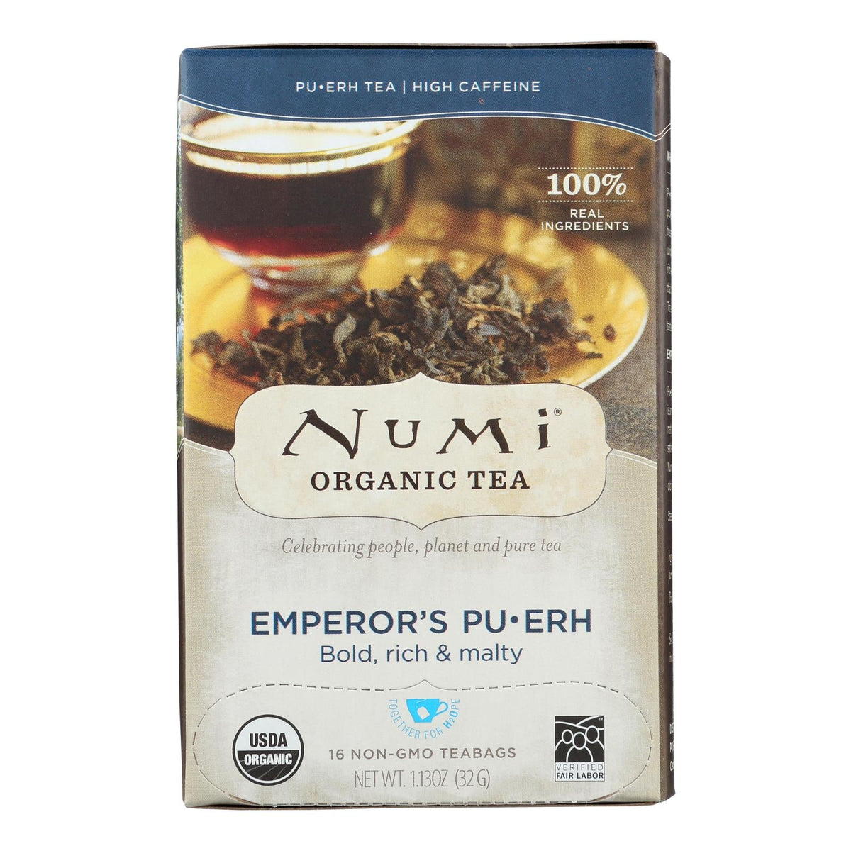 Numi Emperor's Puerh Black Tea, 16 ct (Case of 6)