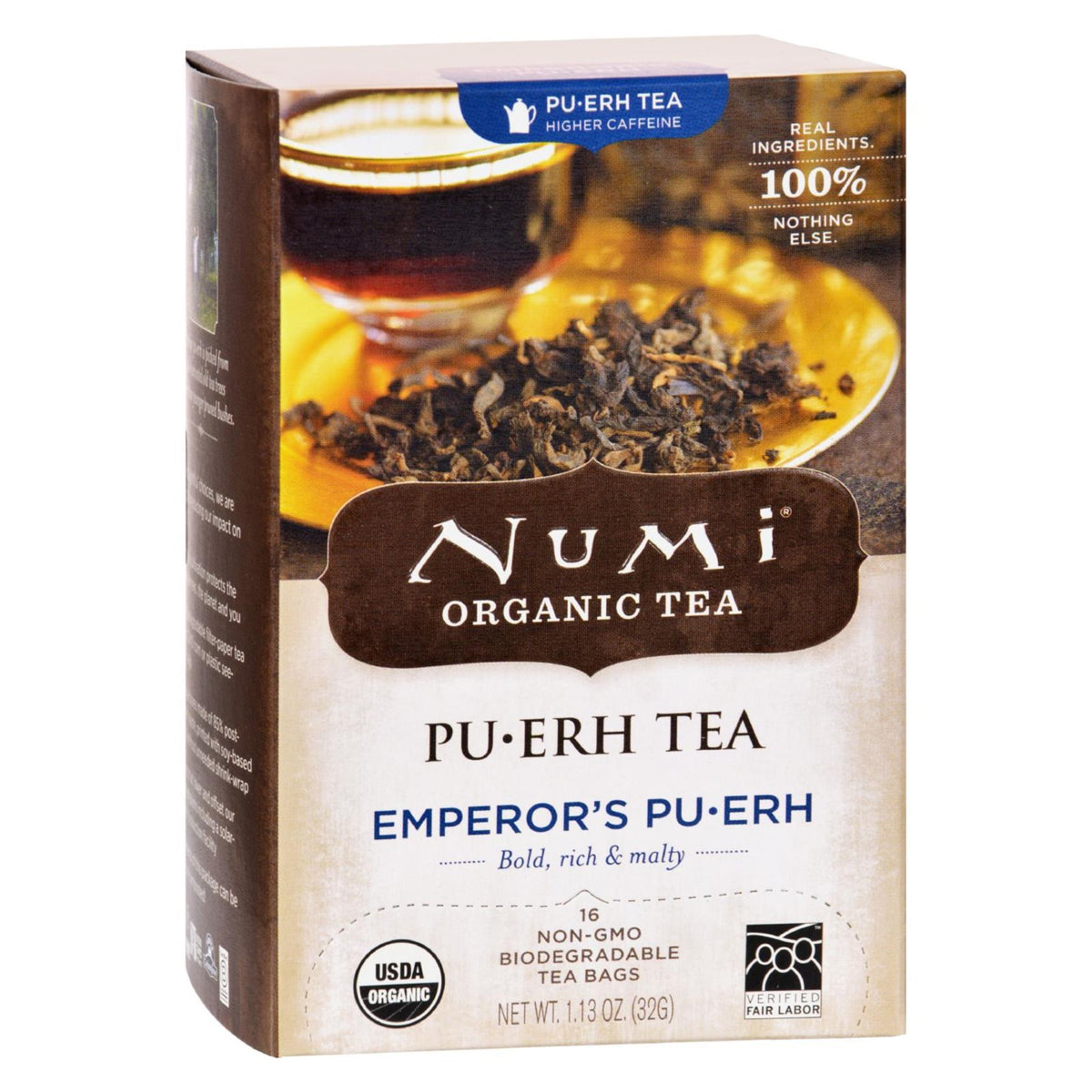 Numi Emperor's Puerh Black Tea, 16 ct (Case of 6)