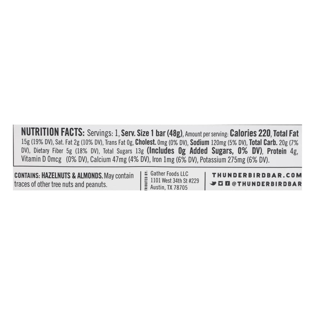 Thunderbird Hazelnut Coffee Maca Bar, 1.7 oz (Case of 12)
