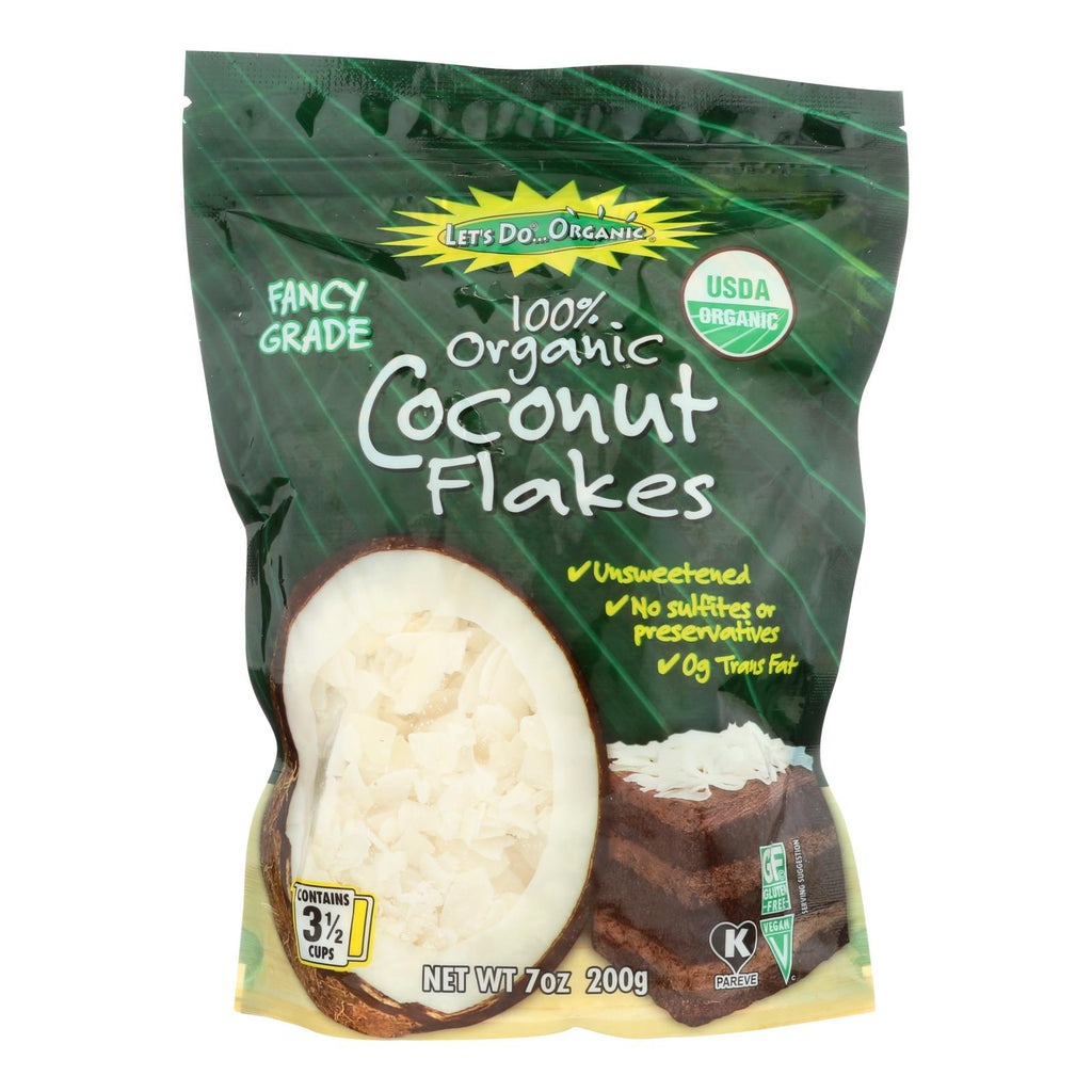 Let's Do Organic Coconut Flakes, 7 oz (Case of 12)