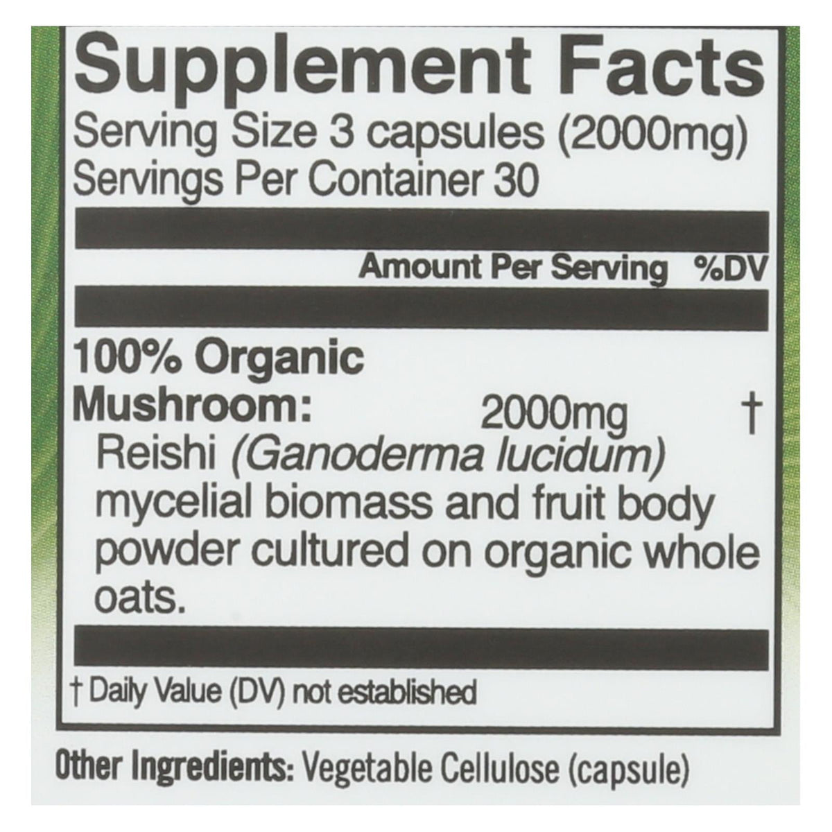 Om Mushroom Nutrition Reishi Mushroom Superfood Capsules, 90 ct