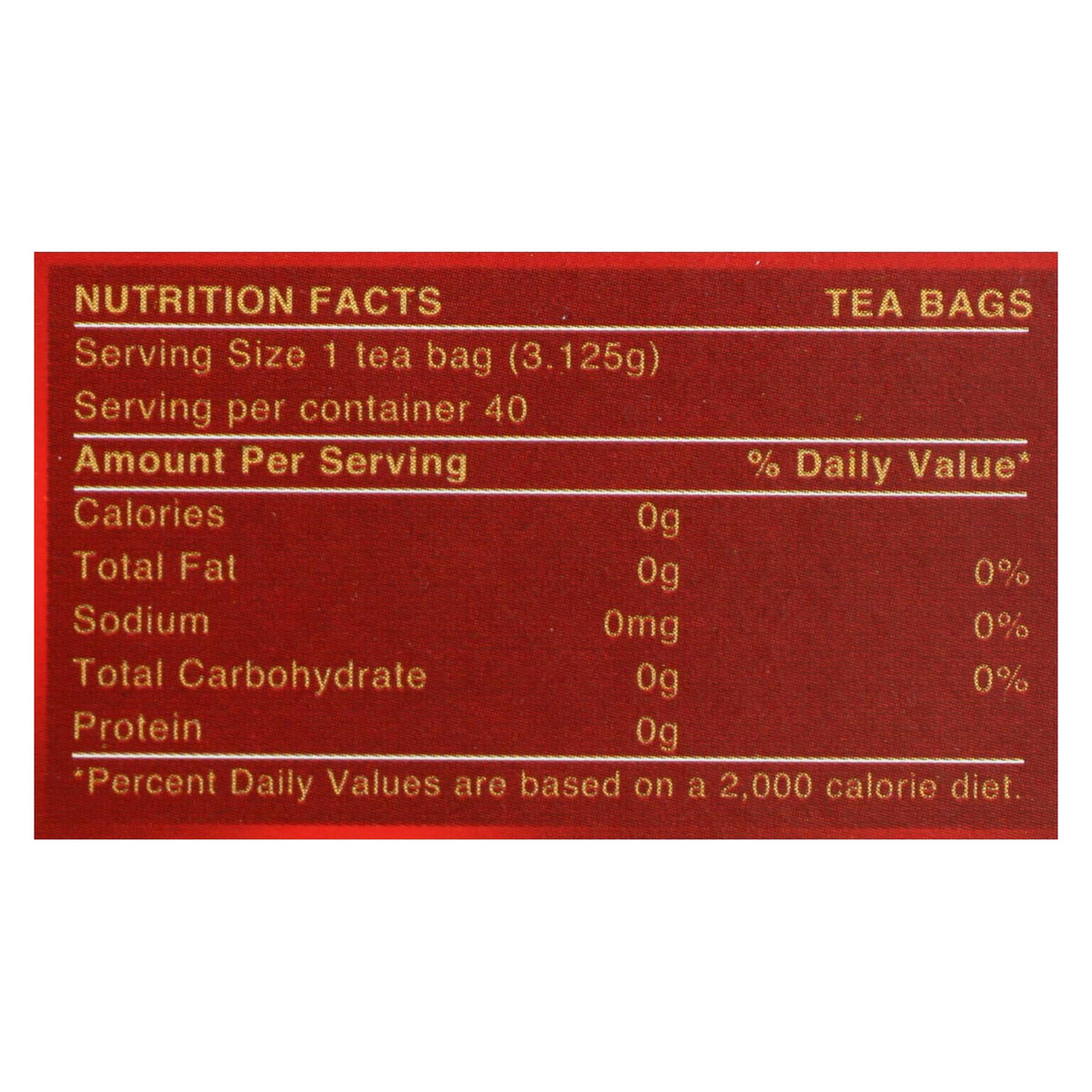 Barry's Tea Gold Blend, 40 ct (Case of 6)