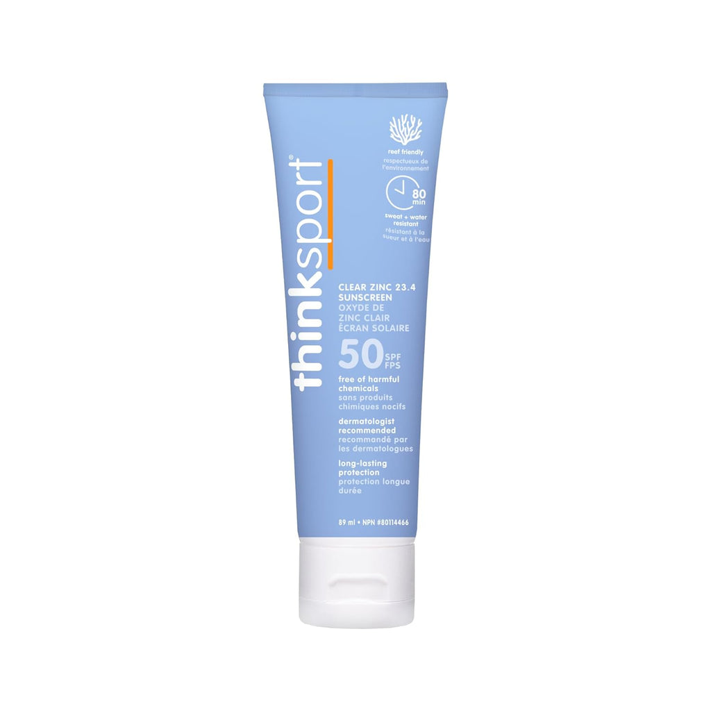 Thinksport Sunscreen SPF 50+, 3 fl oz (Case of 2)