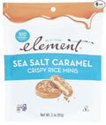 Element Mini Salted Caramel Crispy Rice, 3 oz (Case of 8)