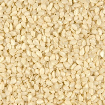 Organic Hulled White Sesame Seeds, 5 lb (Case of 5)