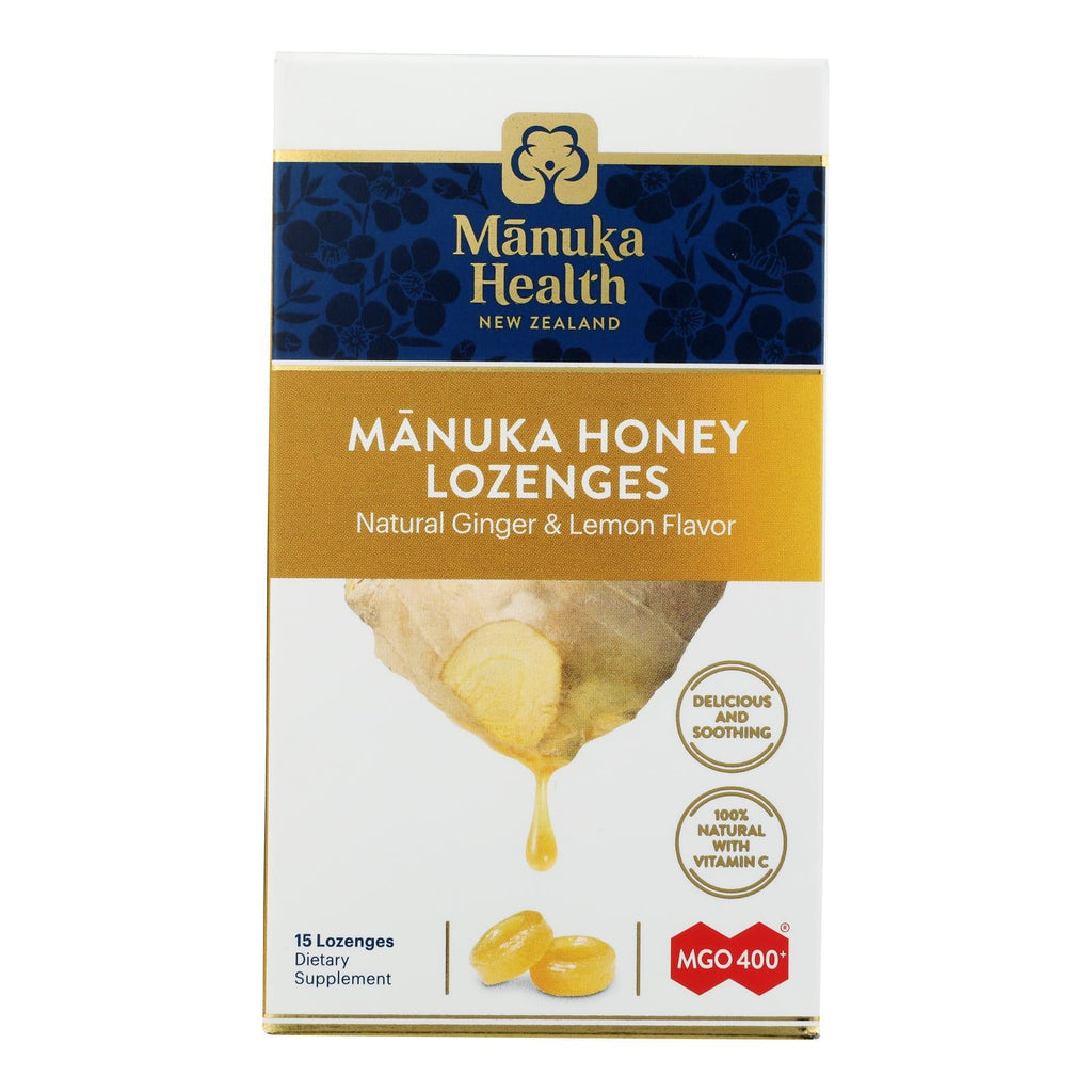 Manuka Health - Loz Honey MGO 400+Lem Ginger (15)