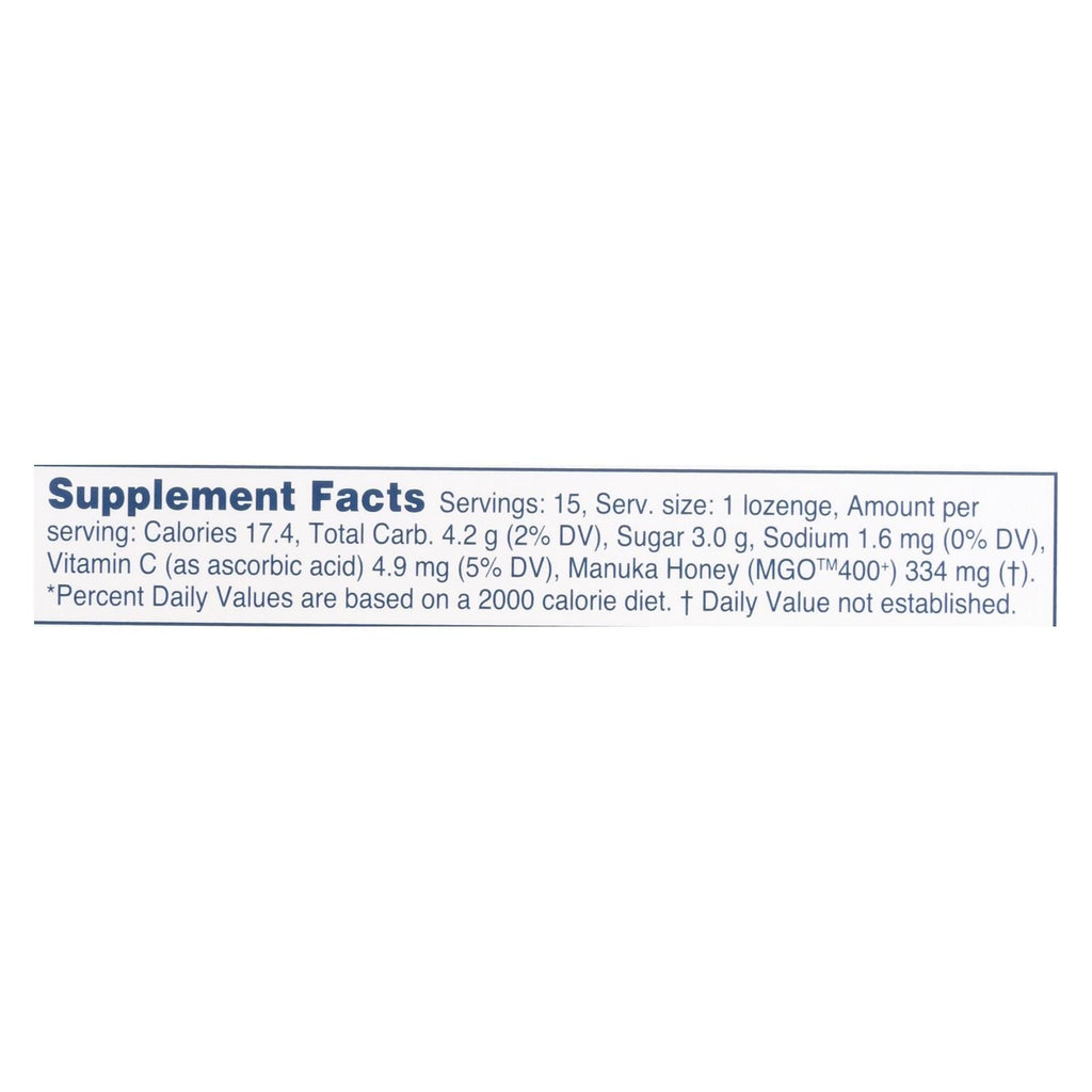 Manuka Health - Loz Honey MGO 400+Lem Ginger (15)