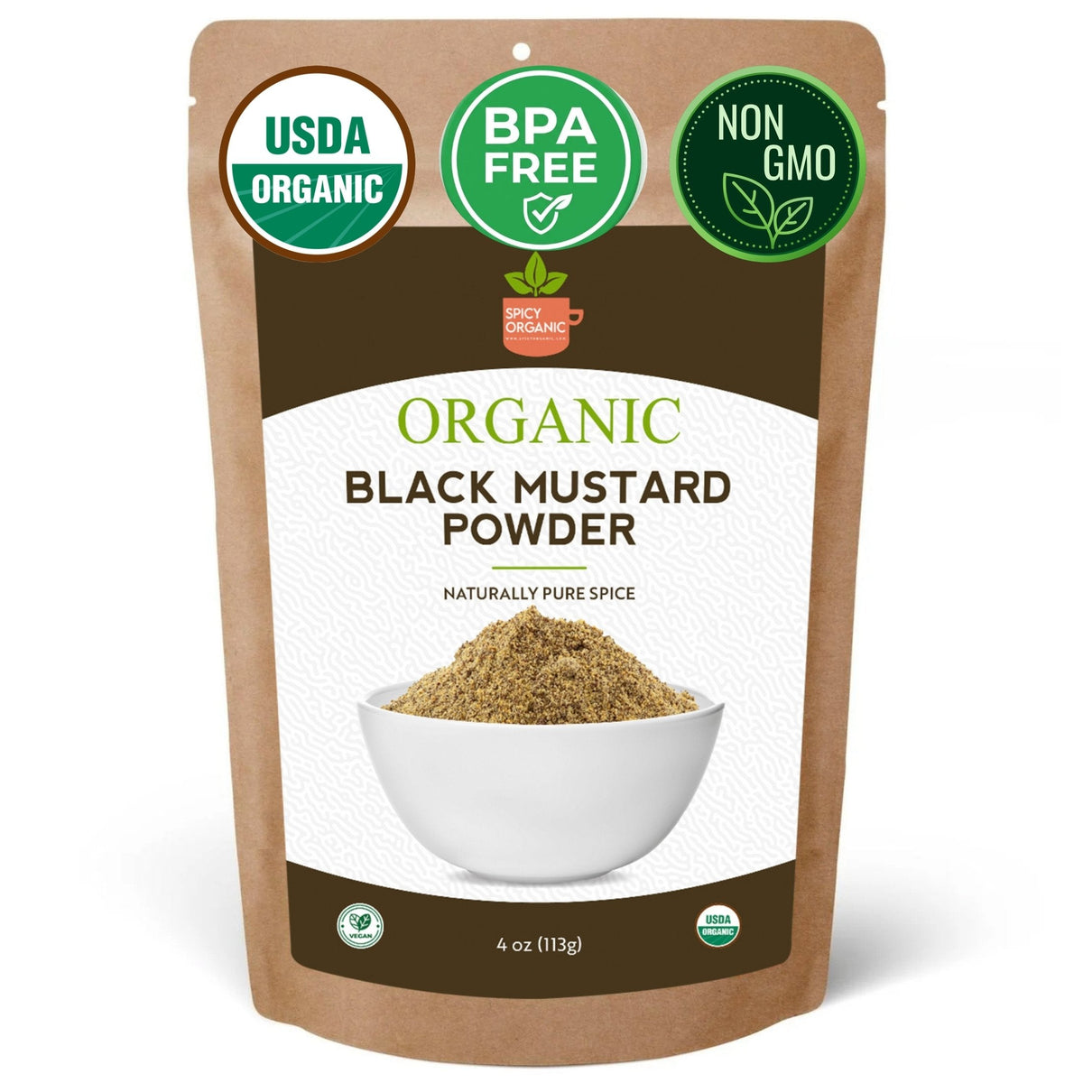 Organic Black Mustard Powder – For Cooking & Seasoning