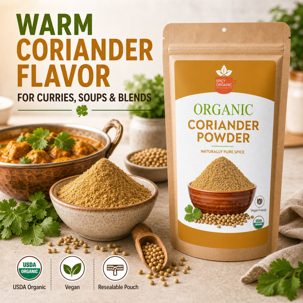 Organic Coriander Powder – Ground Dhania for Curries