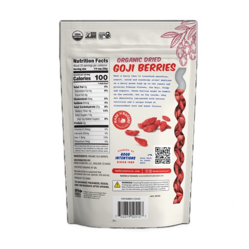 Made In Nature Dried Goji Berries, 7 oz (Case of 6)