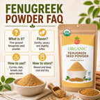 Organic Fenugreek Powder – Ground Methi for Curries & Tea