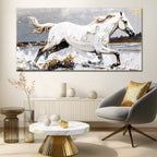 Modern Abstract Horse Wall Art