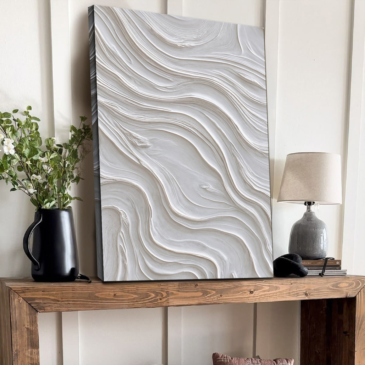 Minimalist Ocean Wave Wall Art