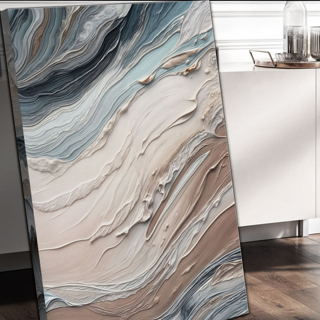 Earth Tone Swirls Wall Art