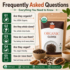 Organic Whole Cloves – For Mulled Wine, Biryani & Spiced Tea