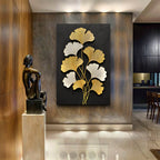 Golden Ginkgo Wall Art