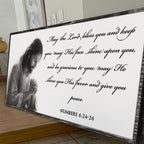 Numbers 6:24-26 - May The Lord Bless You Faith Sign IV