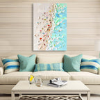 Beachfront Painting Coastal Wall Art