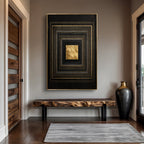 Black And Gold Core Wall Art