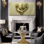 Eternal Love Figure Abstract Wall Art
