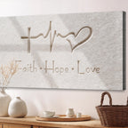 Faith, Hope, Love Faith Wall Art IV
