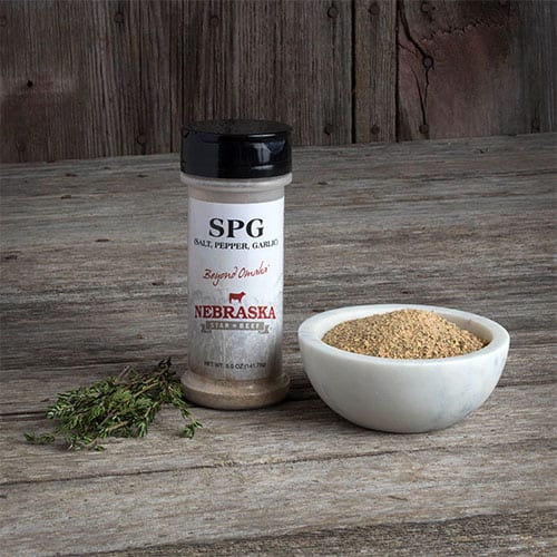 Salt, Pepper, Garlic Seasoning | Pack of 2 | 5 oz | Nebraska Star Beef