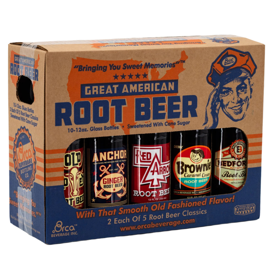 Great American Root Beer 10 Pack | 5 Flavors | Brenmar