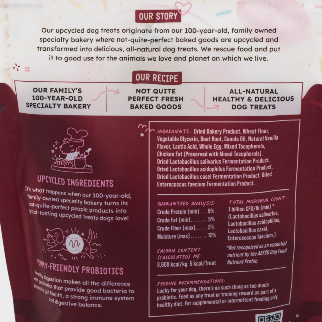 SALE CLOSE DATED | Red Velvet Pro Bakery Bites with Probiotic | 6 oz | Brenmar