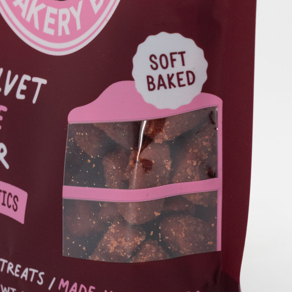 Red Velvet Pro Bakery Bites with Probiotic | 6 oz | Brenmar